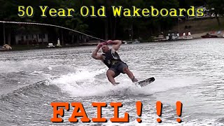 50 year old tries wake boarding for FIRST time [upl. by Deutsch910]