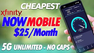 Comcast Xfinity NOW Mobile 5G and Now Internet Plans Explained Best Prepaid Mobile Plans in the USA [upl. by Courcy]