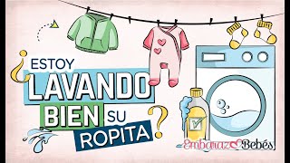 Cómo LAVAR la ROPA del Bebé 👚💦 ¿Lo estoy haciendo bien [upl. by Otrebliw]