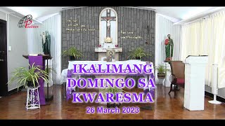 PAULINES TV HEALING MASS  March 26 2023 [upl. by Omero]