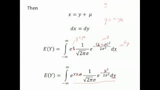 Expectation of LogNormal Variable [upl. by Vaios]