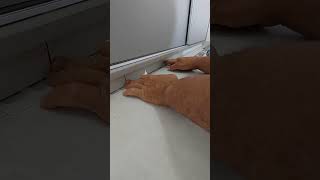 Como instalar o roda baze de porcelanato shorts [upl. by Ikkiv]