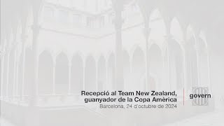 Recepció al Team New Zealand guanyador de la Copa Amèrica [upl. by Lenz597]