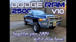 Parked Since 2009  Will This Forgotten Dodge 2500 V10 Make a 100 Mile Drive Home [upl. by Garland]