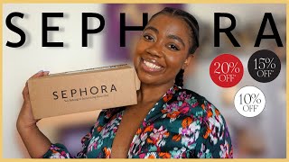 SEPHORA SALE HAUL  SEPHORA SPRING SAVINGS EVENT 2024 [upl. by Euqnom]