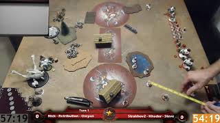 warmachine  Retribution Ossyan Vs Khador Strakhov2 [upl. by Offen]