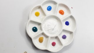 How to mix 14 simple acrylic colors  Color mixing instructions [upl. by Varrian]