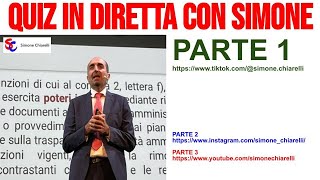 30 quiz commentati per la preparazione ai concorsi di Simone Chiarelli  parte 1 2562023 [upl. by Niles]