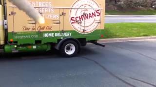 Schwans truck missile explosion [upl. by Annocahs212]