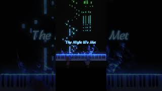 The Night We Met Piano Cover piano pianocover thenightwemet lordhuron sheetmusic [upl. by Olivier738]