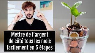 Comment économiser son argent facilement 5 étapes [upl. by Gan]