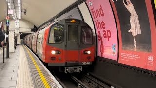 Northern Line Train 1995 stock 51648 arrives at Clapham Common for Morden [upl. by Kaye]