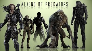 10 Alien Species from Predator Universe [upl. by Namad]