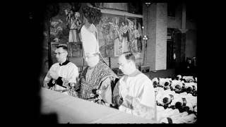 51 Priests ordained at Pontifical North American College in 1956 HD [upl. by Neliac648]