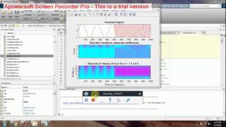 MATLAB DISCRETE WAVELET ANALYSIS [upl. by Zalucki118]