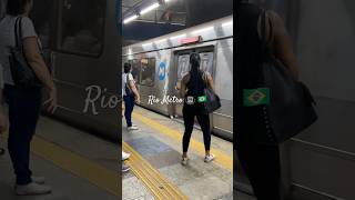 Rio Metro Rio de Janeiro Brazil 🇧🇷 shortvideo brazil travel riodejaneiro metro [upl. by Beilul]