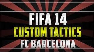 FC Barcelona Fifa 14 Pep Guardiola Tactics Fifa 14 [upl. by Ramsa]