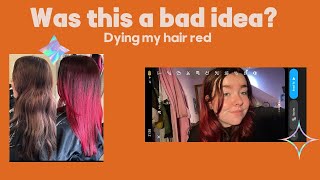 was this a good idea Dying my hair a new colour [upl. by Yerfdog]