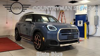 NEW ARRIVAL 2025 MINI Countryman SE All4 Slate Blue on Beige Vescin mini countrymanse ev [upl. by Hceicjow523]