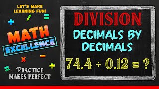 Division – Decimals By Decimals  Math Grade 5  Math Excellence [upl. by Alimrahs]