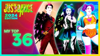 Just Dance 2024 Edition  My TOP 36 so far  Official Song List Ranking [upl. by Ahsieyt567]