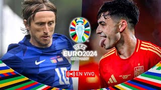 ESPAÑA VS CROACIA EN VIVO [upl. by Lechar711]