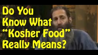 Kosher Food  What Does Kashrut Mean [upl. by Sass273]