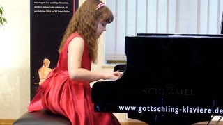 Laetitia Hahn 9y Liszt Paganini Etude no 4 for Lang Lang Junior Music Camp [upl. by Hynda]