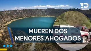 Mueren dos hermanos adolescentes tras meterse a nadar a la laguna de Aljojuca [upl. by Nirehtak]