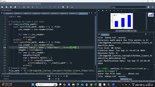 CSV File Handling [upl. by Garrek]