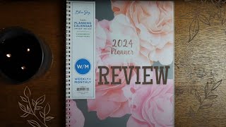 Blue Sky 2024 Weekly and Monthly Planner Review [upl. by Dowd]