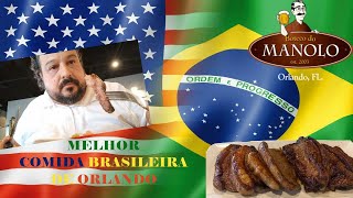 Melhor comida brasileira de Orlando  Boteco do Manolo [upl. by Eivod]