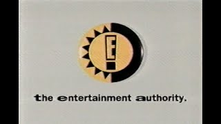 E Entertainment Television Commercials January 1995 [upl. by Hereld785]