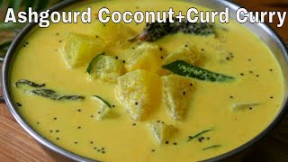 Ash Gourd Buttermilk Curry  Majjige Huli Kumbalakai Majjige Huli Recipe No Onion No Garlic Recipe [upl. by Tahmosh269]