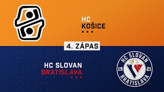 4zápas semifinále HC Košice  HC Slovan Bratislava HIGHLIGHTS [upl. by Ingold]