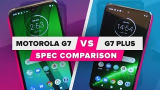 Motorola G7 vs G7 Plus Spec comparison [upl. by Pang]