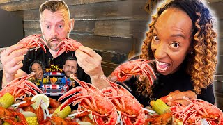 Brits Try Louisiana Crawfish Boil For The First Time In New Orleans USA [upl. by Ellga]