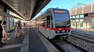 Vienna UBahn U6 Ride  Neue Donau to Spittelau  Austria  070824 [upl. by Ayotl442]