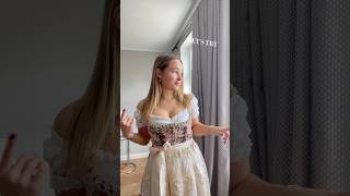 Dirndl aufpimpen dirndl wiesnoutfit [upl. by Schilling]