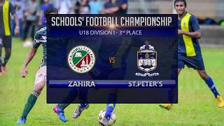 Penalty Shootout  StPeters College v Zahira College  U18 Div I 3rd Place [upl. by Whitcomb]