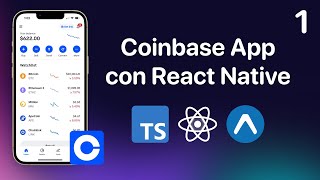 Coinbase Clone React Native Expo Redux Coinbase API Navigation [upl. by Studner]