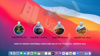 How To Create a Bootable USB Flash Drive For macOS all Version 2021 [upl. by Kristen]