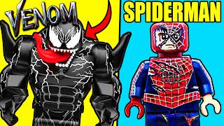 I Simulated SPIDERMAN vs VENOM in LEGO… [upl. by Hollerman]