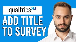 How To Add Title To Qualtrics Survey How To Set A Title In Each Block Qualtrics [upl. by Buckley973]