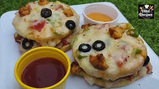 Pizza Recipe With Sauce  Easy Homemade Pizza Recipe At Home  Vital Recipes [upl. by Rich]