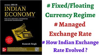 Part 104FixedFloating Currency Regime Managed Exchange Rate How Exchange rate of India evolved [upl. by Nivak113]