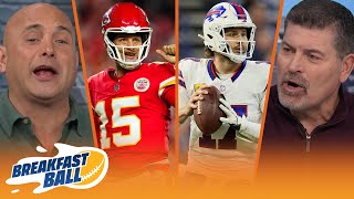 BillsChiefs Who wins What can Steelers prove vs Ravens  NFL  BREAKFAST BALL [upl. by Seiden]