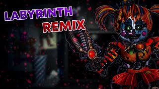 LABYRINTH  FNAF SONG  REMIX FNAF LYRIC VIDEO [upl. by Nahtanhoj]