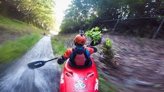 GoPro Drainage Ditch Kayaking [upl. by Yrehcaz]