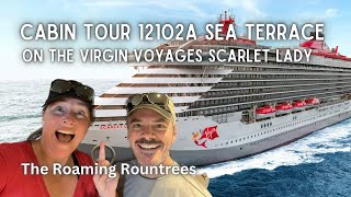 Tour Virgin Voyages Scarlet Lady  Sea Terrace 12102A [upl. by Ayerf288]